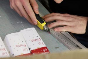 Schnitt mit Cutter